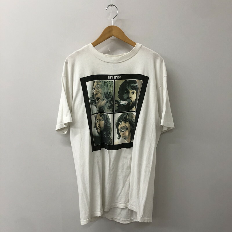 【中古品】【メンズ】 MILLER ミラー 90's The BEATLES LET IT BEE S/S TEE 90年代 ビートルズ LET IT BE ショートスリーブ Tシャツ 半袖 トップス 145-250917-yo-18-tei サイズ：L カラー：ホワイト 万代Net店