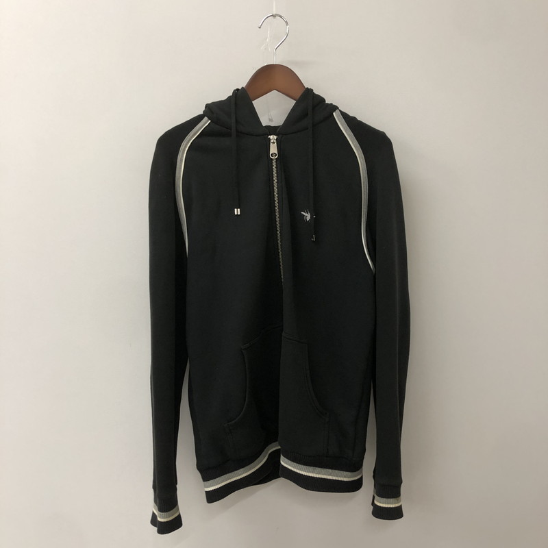 Dior ジップパーカー　刺繍ロゴ　バックデザイン　フード　羽織り　ユニセックス Dior ジップパーカー 刺繍ロゴ バックデザイン フード 羽織り