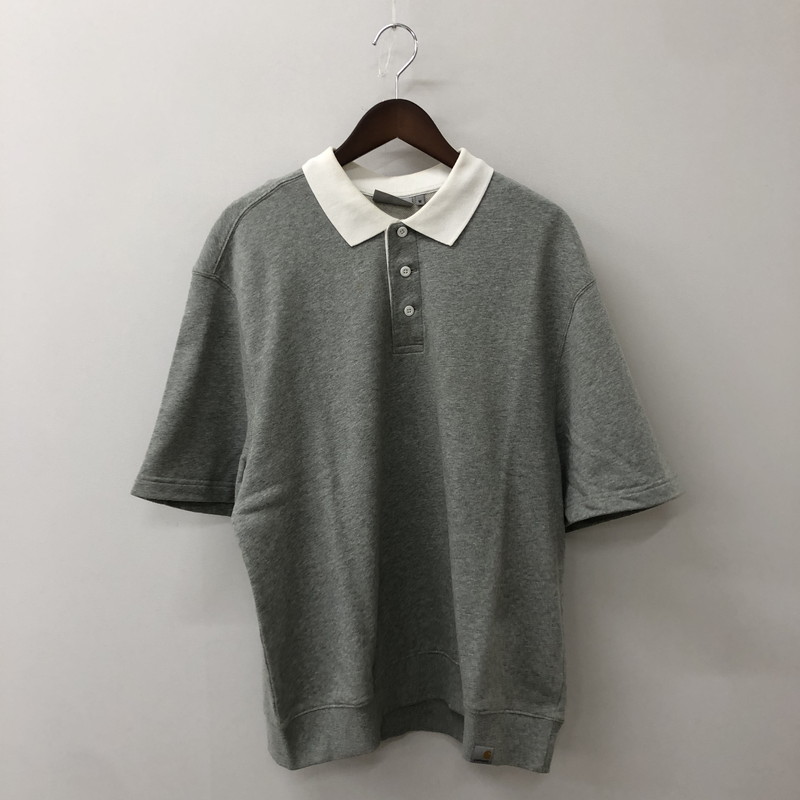 【中古品】【メンズ】 Carhartt WIP カーハート ワークインプログレス S/S TALTUM RUGBY SWEAT I031487 ショートスリーブ テイタムラグビー スウェット 半袖 トップス 145-250922-yo-20-tei サイズ：M カラー：グレー 万代Net店｜万代Net店 8,470円