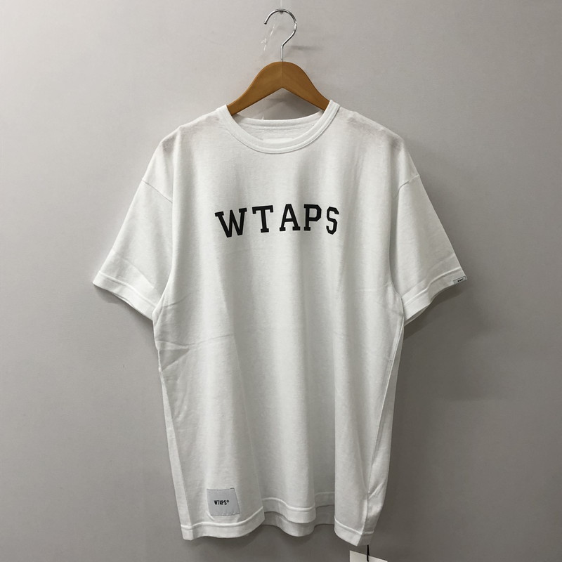 【中古品】【メンズ】 WTAPS ダブルタップス 25SS ACADEMY 01 S/S TEE CTPL 251ATDT-CSM19 アカデミー ショートスリーブ Tシャツ 半袖 トップス 142-250922-yo-07-tei サイズ：01 カラー：ホワイト 万代Net店 9,504円