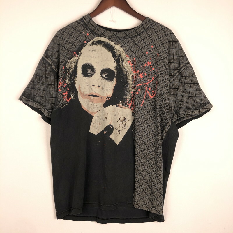 XL 00s ダークナイト　ジョーカー　tシャツ ビンテージ　jorker 古着 00s Joker ジョーカー ダークナイト ムービー プリント Tシャツ