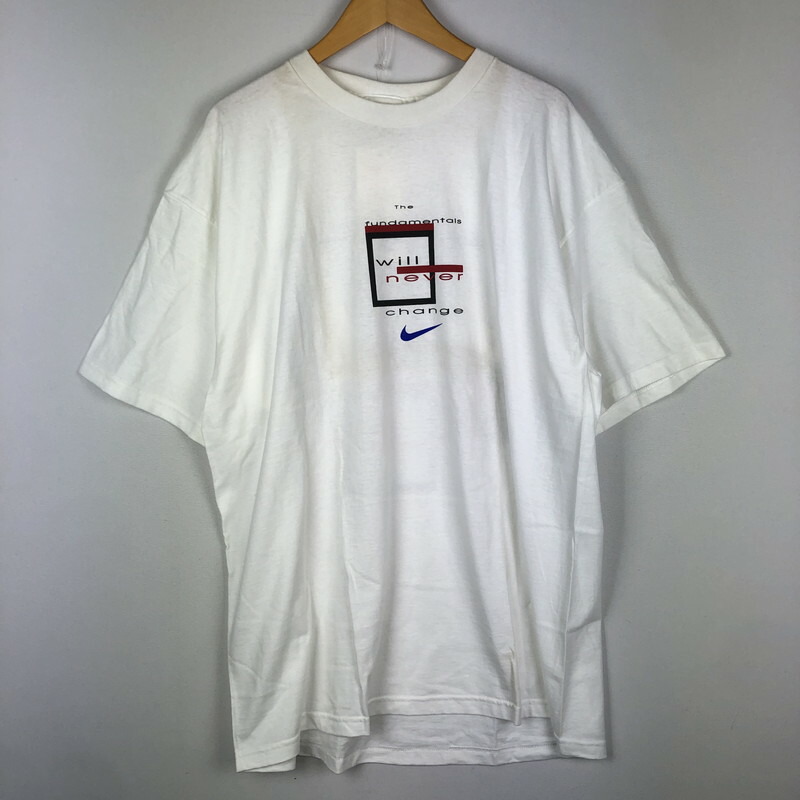 【中古品】【メンズ】 NIKE ナイキ 90 MICHAEL JORDAN BACK PRINT S/S TEE 660499 90年代 マイケルジョーダン バックプリント ショートスリーブ Tシャツ 半袖 トップス USA製 148-251002-ks-27-tei サイズ：XL カラー：ホワイト 万代Net店