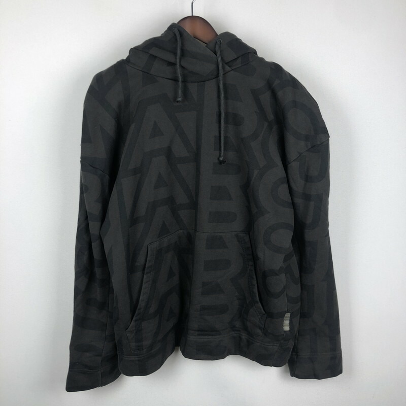 【中古品】【メンズ】 MARC JACOBS マークジェイコブス MONOGRAM OVERSIZED HOODIE C632C08RE22 モノグラム オーバーサイズ フーディー トップス プルオーバーパーカー 141-251005-ts-03-tei サイズ：M カラー：グレー 万代Net店