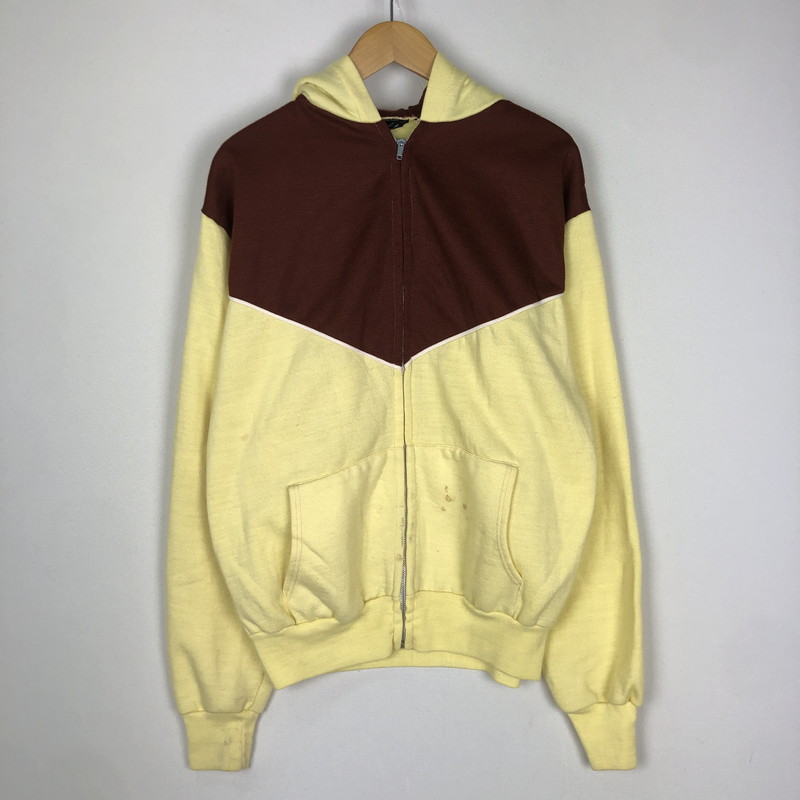 百貨店SALE 20%OFF~【現況乗り合い船品】【メンズ】  UNKNOWN 50\u0027s FULL ZIP PARKER VINTAGE 50年月日 フルジップ アノラック ヴィンテージ 長袖 トップス 145-251009-ks-13-tei 大いさ：L 色合い：黄色 生生世世Net店