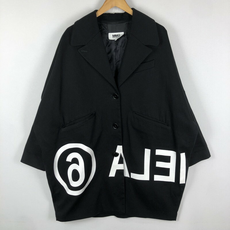 楽天市場】【中古】MM6 スタッフコート ブラック サイズ：M