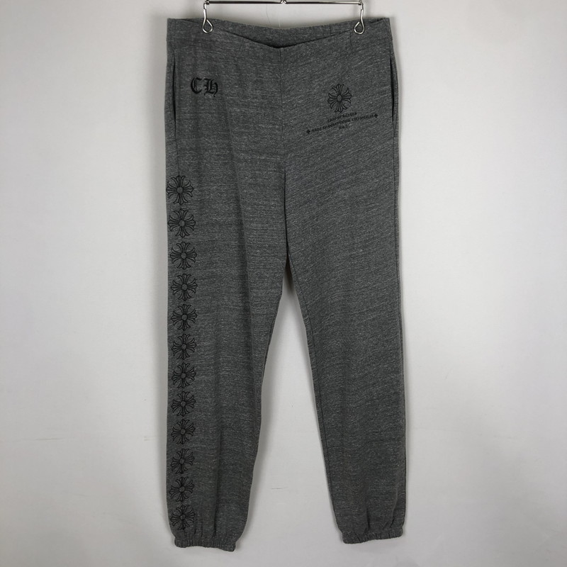 百貨店SALE 10%OFF~【中古品】【メンズ】 CHROME HEARTS クロムハーツ CH PLUS LOGO SWEAT PANTS 2214-304-9017 CH足し加える ロゴタイプ 汗水 ズボン下 ボトムス USA製 190-251110-yy-22-tei 大いさ：L 色合い：薄墨色 生生世世Net店