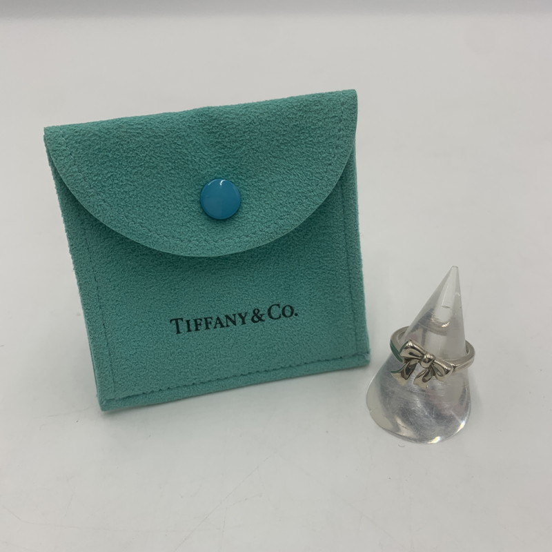 【中古品】【レディース】 TIFFANY&Co. ティファニー リボン モチーフ 925 リング 指輪 ジュエリー 182-251119-ks-05-tei カラー：シルバー 10号 万代Net店