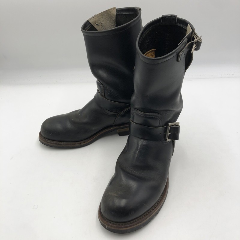 【中古品】【メンズ】 RED WING レッドウィング KNIFE POCKET ENGINEER BOOTS 8270 PT91 ナイフポケット エンジニアブーツ 靴 USA製 164-251202-yy-03-tei カラー：ブラック 万代Net店｜万代Net店