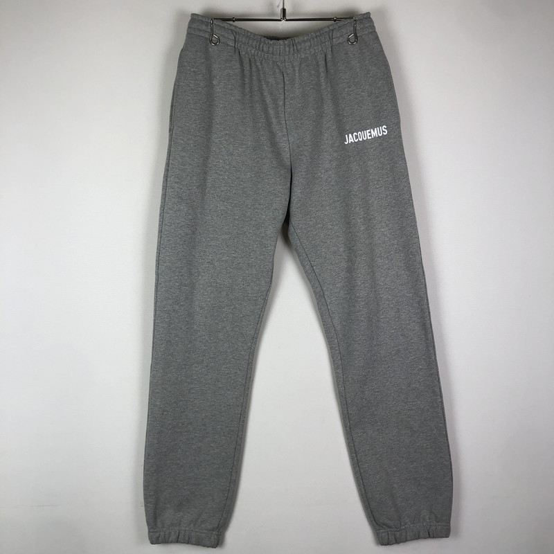 百貨店SALE 20%OFF~【中古品】【メンズ】  JACQUEMUS ジャックムス LOGO SWEAT PANTS ロゴタイプ スウェットパンツ ボトムス 152-251205-ks-24-tei 大きさ：S 色つや：薄墨色 生生世世Net店