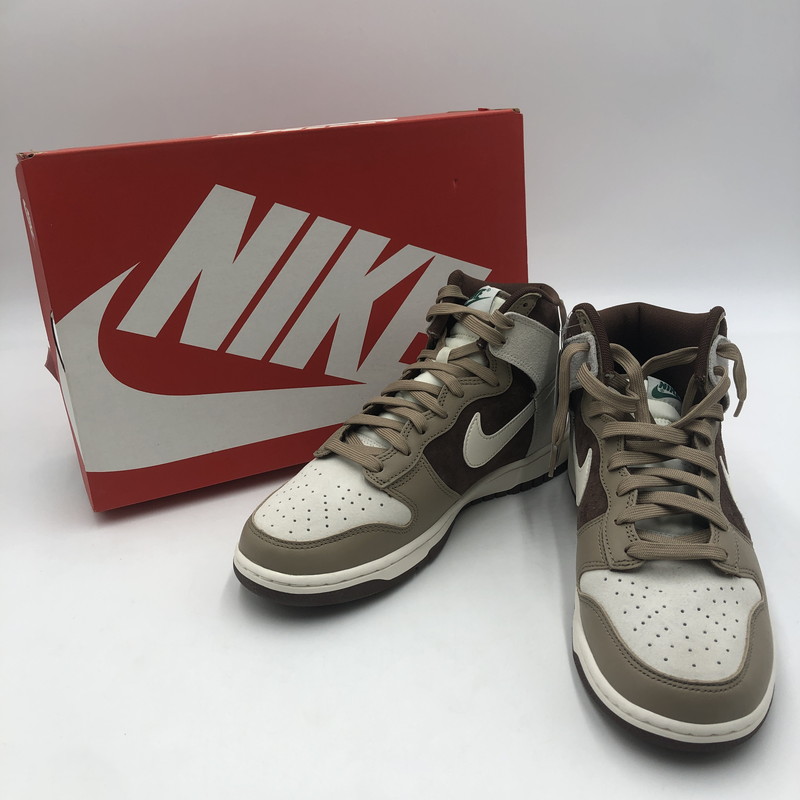 百貨店SALE 20%OFF~【中古品】【メンズ】 NIKE ナイキ DUNK HI RETRO PREMIUM DH5348-100 ダンク 御機嫌 レトロ 割り増し金 スニーカー 靴 160-251217-ks-04-tei 色合い：SAIL/SAIL-KHAKI-LT CHOCOLATE 生生世世Net店