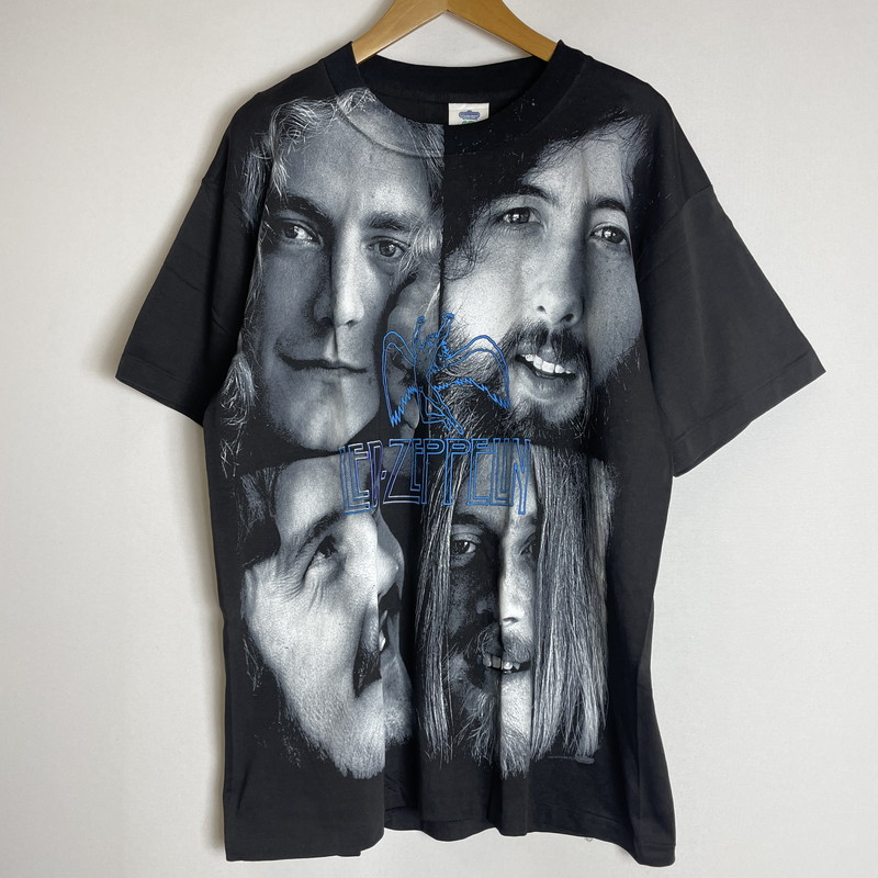 【中古品】【メンズ】 LED ZEPPELIN レッド・ツェッペリン FRONT MEMBER OVP WINTERLAND S/S TEE フロントメンバー OVP ウィンターランド Tシャツ トップス 半袖 145-251220-ts-05-tei サイズ：L カラー：ブラック 万代Net店｜万代Net店
