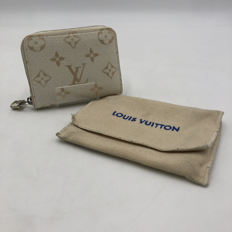 【中古品】【メンズ】 LOUIS VUITTON ルイ・ヴィトン N97726 モノグラム エキゾチック ジッピー コインパース パドロック コインケース 財布 小銭入れ パイソン 179-260107-ko-22-tei カラー:ホワイト 万代Net店|万代Net店