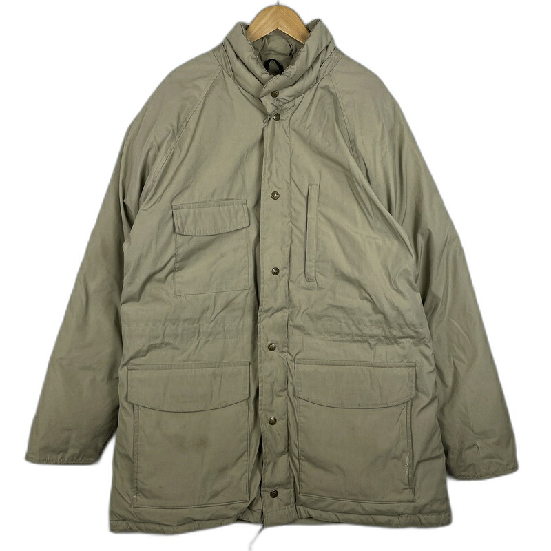 【現状渡し品】【メンズ】 Eddie Bauer エディー・バウアー 80's DOWN JACKET VINTAGE 80年代 ダウンジャケット アウター ヴィンテージ コート 144-260117-ko-08-tei サイズ：サイズ不明 カラー：ベージュ 万代Net店｜万代Net店
