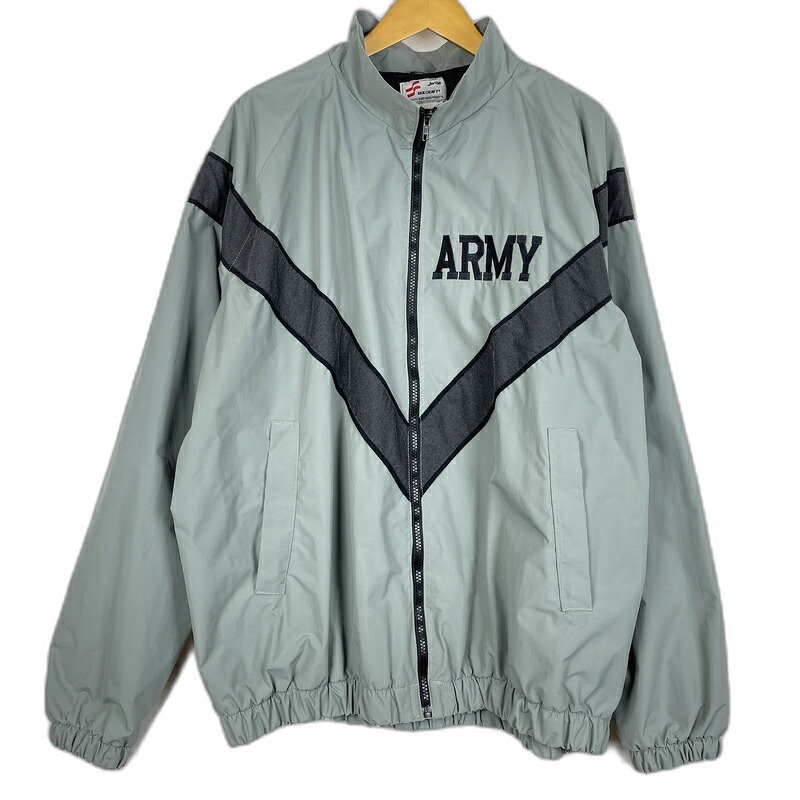 【中古品】【メンズ】 U.S. ARMY アメリカ軍 IMPROVED PHYSICAL FITNESS UNIFORM インプルーブド フィジカル フィットネス ユニフォーム ライトアウター ジャケット 145-260119-yy-09-tei サイズ：M カラー：グレー 万代Net店