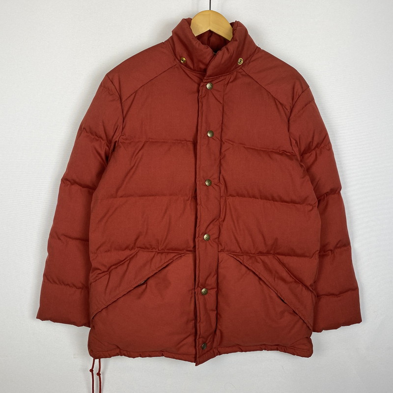 【中古品】【メンズ】 Eddie Bauer エディー・バウアー 70～80's DOWN JACKET VINTAGE 70～80年代　ダウンジャケット アウター ヴィンテージ ロケットタロン 144-260126-ks-15-tei サイズ：XS カラー：オレンジ 万代Net店