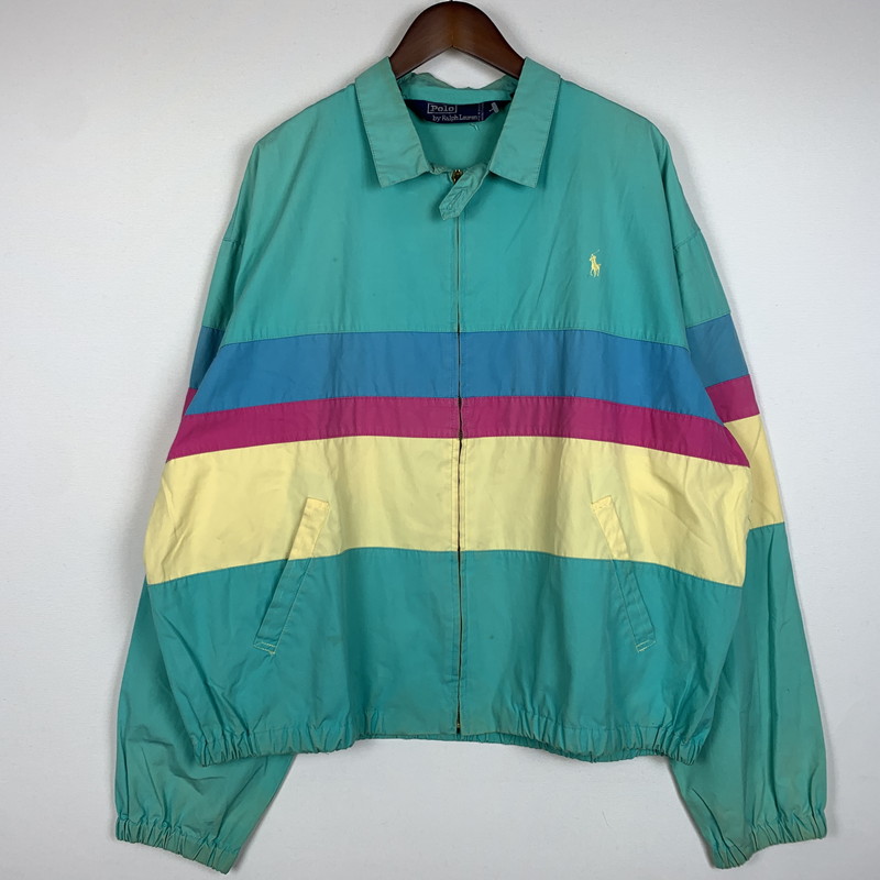 【現況乗り合い船品】【メンズ】 POLO RALPH LAUREN ポロ・ラルフローレン 80\u0027s SWING TOP JACKET 80日にち 律動的な調子いの一番 上衣 アウター 上衣 145-260215-ko-26-tei 大いさ：XL 色合い：マルチ 生生世世Net店 メンズファッション-コート・ジャケット
