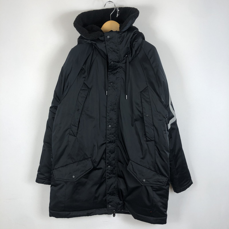 【中古品】【メンズ】 NIKE ナイキ AIR JORDAN J-3B FLIGHT PARAKA AA1951-010 エアジョーダン J-3B フライトパーカー アウター フライトジャケット 148-260216-yo-17-tei サイズ：L カラー：ブラック 万代Net店