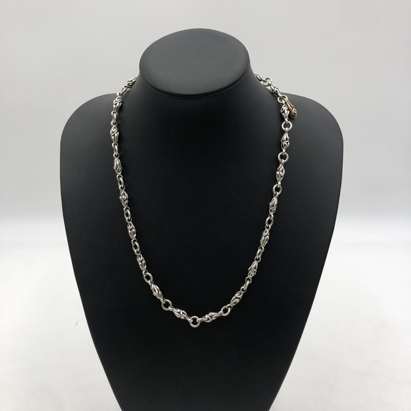 【中古品】【メンズ】 ARPEGE アルページュ K10 ピンクゴールド × シルバー925 コンビ ネックレス アクセサリー 192-260218-ks-22-tei カラー：シルバー 万代Net店
