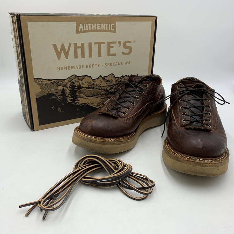 百貨店SALE 10%OFF~【中古品】【メンズ】 WHITE\u0027S BOOTS ホワイツブーツ NORTH WEST OXFORD BROWN BISON BOOTS 300NWLTT-C ノースウェスト オックスフォード 赤銅色 アメリカヤギュウ ブーツ 靴 164-260219-ko-10-tei 色合い：赤銅色 生生世世Net店