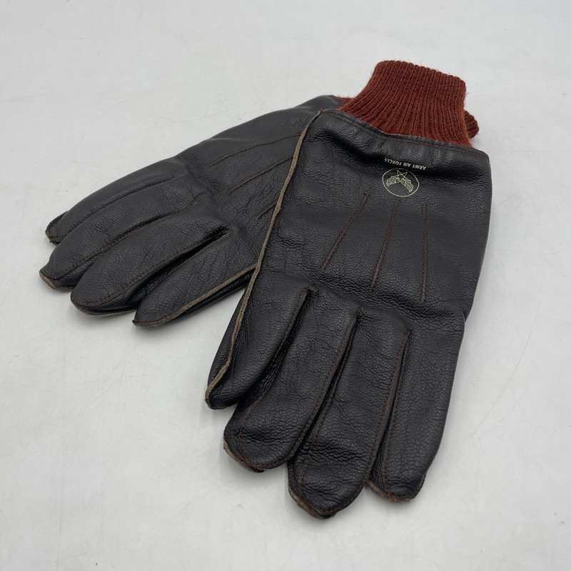 【中古品】【メンズ/レディース】 Buzz Rickson's バズリクソンズ GLOVES-FLYING WINTER TYPE A-10 BR02835 グローブ フライング ウィンター タイプA-10 手袋 服飾雑貨 208-260221-yo-12-tei サイズ：8 1/2 カラー：ブラウン 万代Net店