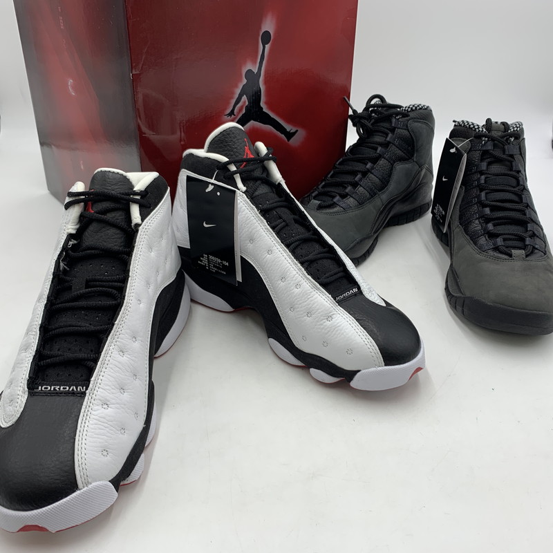 百貨店SALE 10%OFF~【中古品】【メンズ】 NIKE ナイキ JORDAN COLLEZIONE 13/10 318539-991 ジョーダン コレツィオーネ 13/10 スニーカー 靴 2足書き割り 160-260228-ko-13-tei 大きさ：27.5珊 色つや：黒いこと×白いこと 生生世世Net店