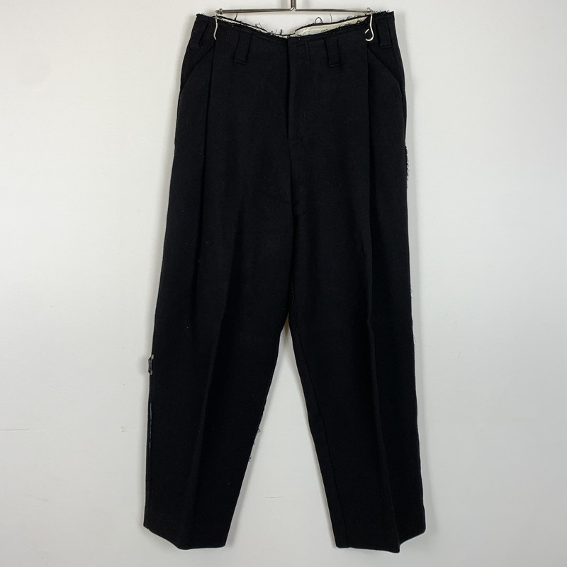 百貨店SALE 10%OFF~【中古品】【メンズ】  ADERERROR アーダーエラー BLACK CUTOFF TROUSERS BMADFWSA0202BK 黒いこと カットオフ トラウザーズ ボトムス 152-260304-ko-22-tei 大きさ：M 色つや：黒いこと 生生世世Net店