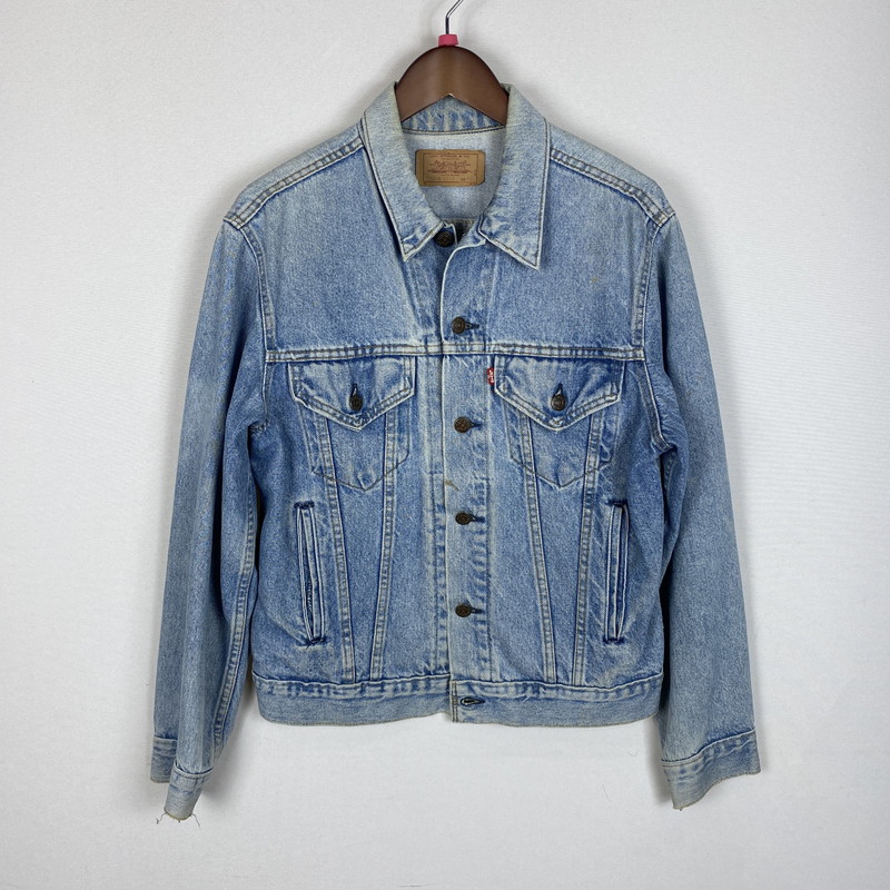 【現状渡し品】【メンズ】 Levi\'s リーバイス 3rd TYPE DENIM JACKET 70506-0217 サードタイプ デニムジャケット ライトアウター ボタン裏刻印 527 USA製 156-260306-ks-09-tei サイズ:40 カラー:インディゴ 万代Net店