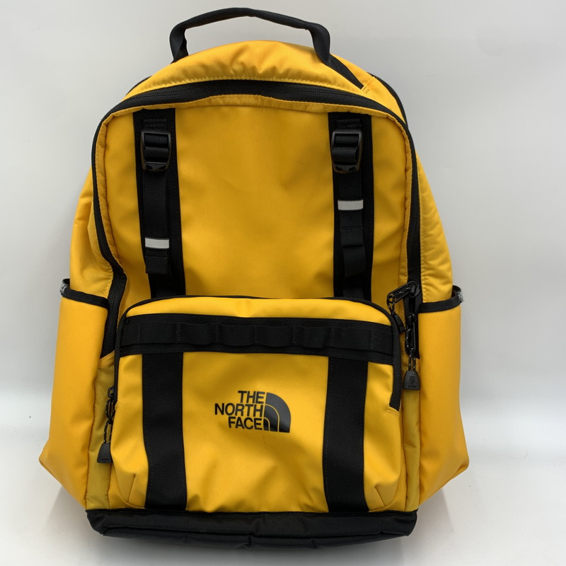 百貨店SALE 10%OFF~【中古品】【メンズ】 THE NORTH FACE ザ・ノースフェイス BASE CAMP BACKPACK NM82502R ベースキャンプ うしろ側風呂敷き包み 鞄 背嚢 188-260308-ko-04-tei 色合い：黄色 未来永劫Net店