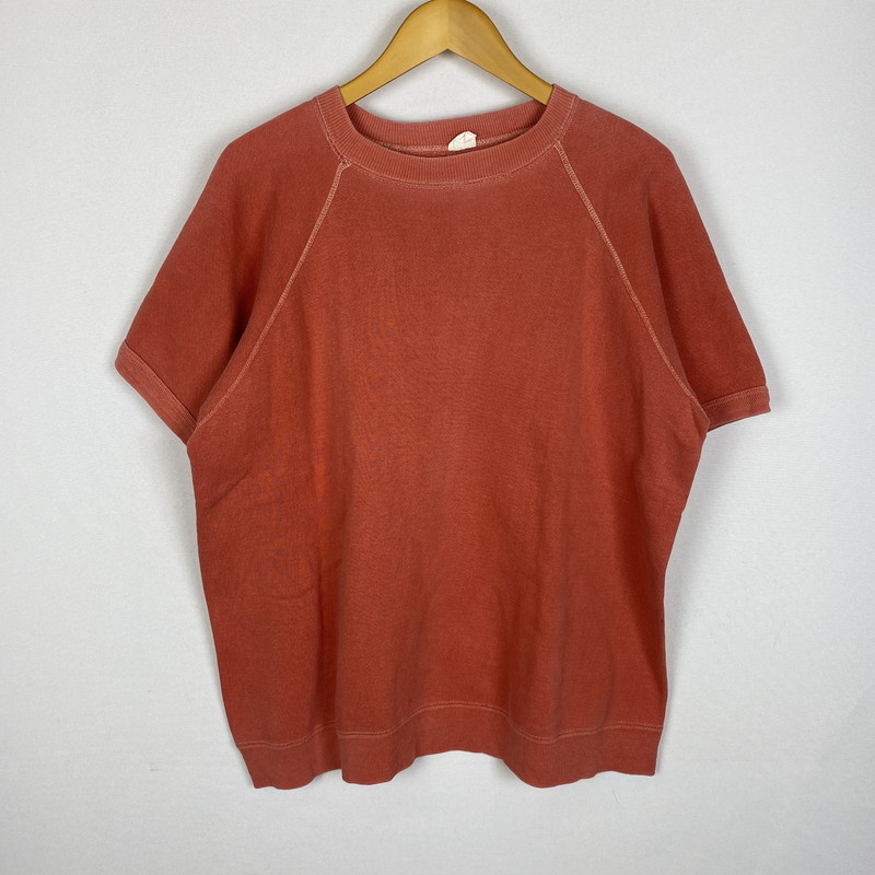 【現状渡し品】【メンズ】 TOWNCRAFT タウンクラフト 60's SUNFADE SWEAT VINTAGE 60年代 サンフェード スウェット 半袖 トップス VINTAGE 145-260313-ks-21-tei サイズ：XL カラー：レッド 万代Net店