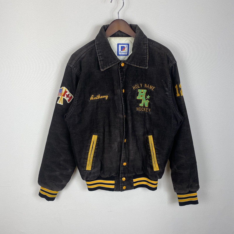 【現状渡し品】【メンズ】 RENNOC レノック CORDUROY JACKET コーデュロイ ジャケット アウター USA製 145-260313-ks-03-tei サイズ：M カラー：ブラウン 万代Net店