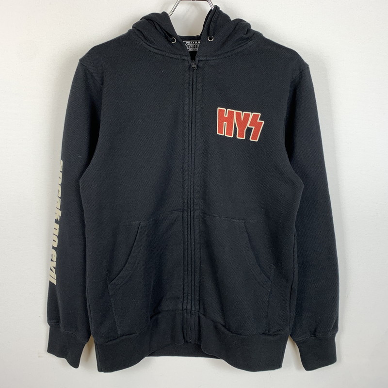 百貨店SALE 10%OFF~【中古品】【メンズ】 HYSTERIC GLAMOUR ヒステリックグラマー SPEAK NO EVIL PARKA 02253CF07 スピーク ノー イービル パーカー トップス フルジップパーカー 140-260316-ko-15-tei 大いさ：S 色合い：黒いこと 生生世世Net店