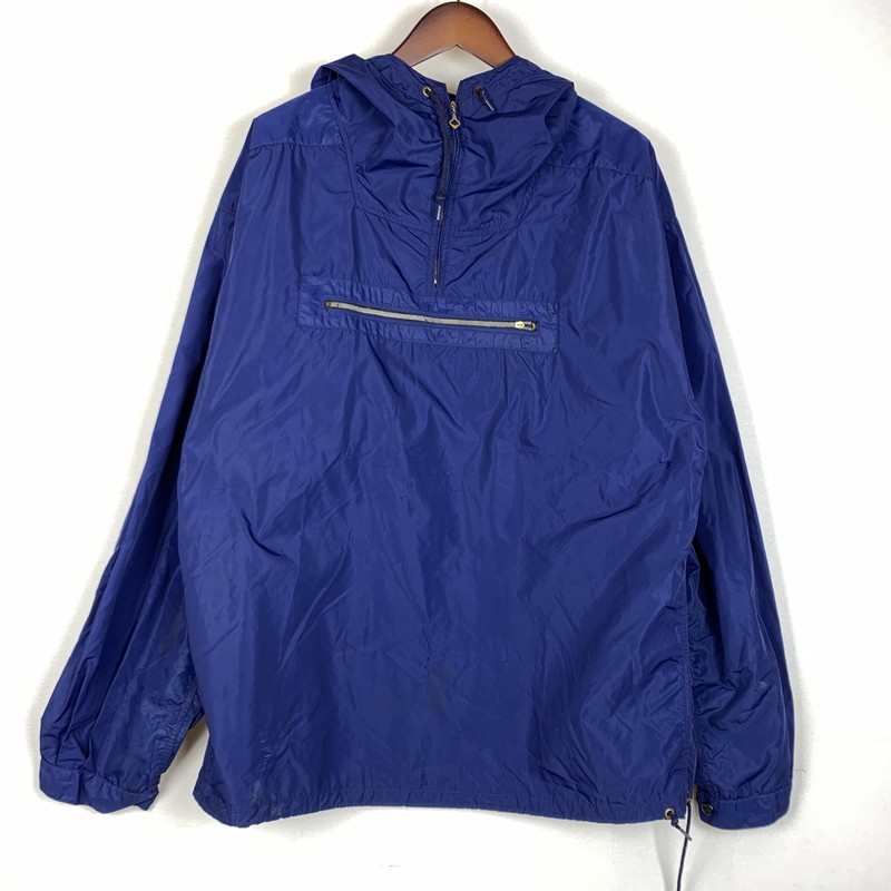 【現状渡し品】【メンズ】 SUN VALLEY サンバレー NYLON ANORAK JACKET VINTAGE ナイロンアノラック ジャケット ライトアウター ビンテージ 菱形タロン 145-260321-ko-02-tei サイズ：不明 カラー：ブルー系 万代Net店