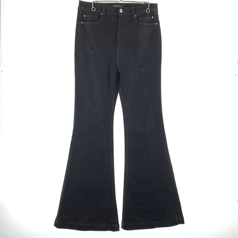 【中古品】【メンズ】 HESNTLS エイチイントルズ FLARED DENIM PANTS フレア デニムパンツ ボトムス ジーンズ 153-260323-ko-04-tei サイズ：L カラー：ブラック 万代Net店