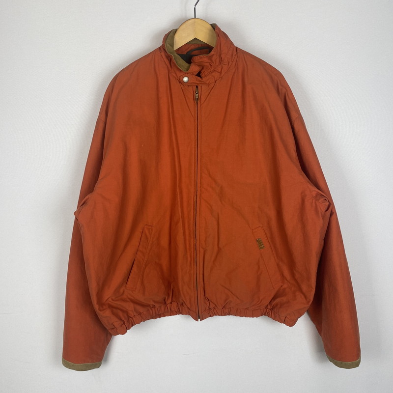 【中古品】【メンズ】 POLO RALPH LAUREN ポロ・ラルフローレン 90’s COTTON JACKET 90年代 コットン ジャケット アウター 裏地キルティング 147-260327-ks-14-tei サイズ：XL カラー：オレンジ 万代Net店