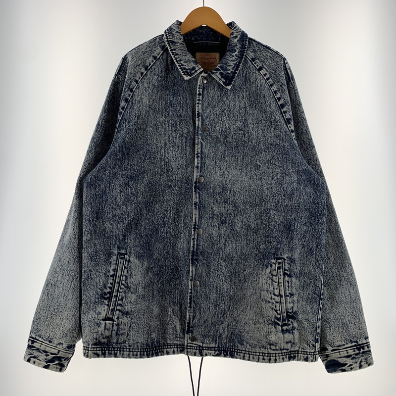 【中古品】【メンズ】 Levi's リーバイス DENIM COACH JACKET PC9-211860001 デニム コーチジャケット アウター ケミカルウォッシュ 145-260330-ko-22-tei サイズ：XL カラー：インディゴ 万代Net店