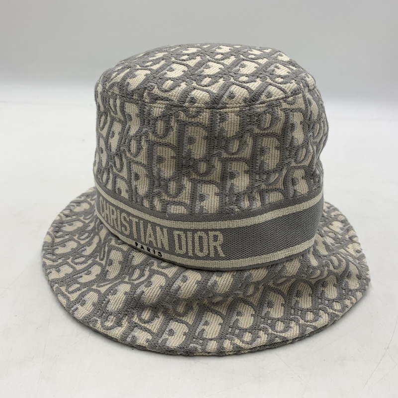 百貨店SALE 10%OFF~【中古品】【レディース】 Christian Dior ディオール 11DOB923I132 オブ漏れる 井戸釣瓶かぶり笠 鳥打ち帽 綿織物 シリングかぶり笠 183-260404-ko-01-tei 大きさ：59 色つや：薄墨色系 生生世世Net店