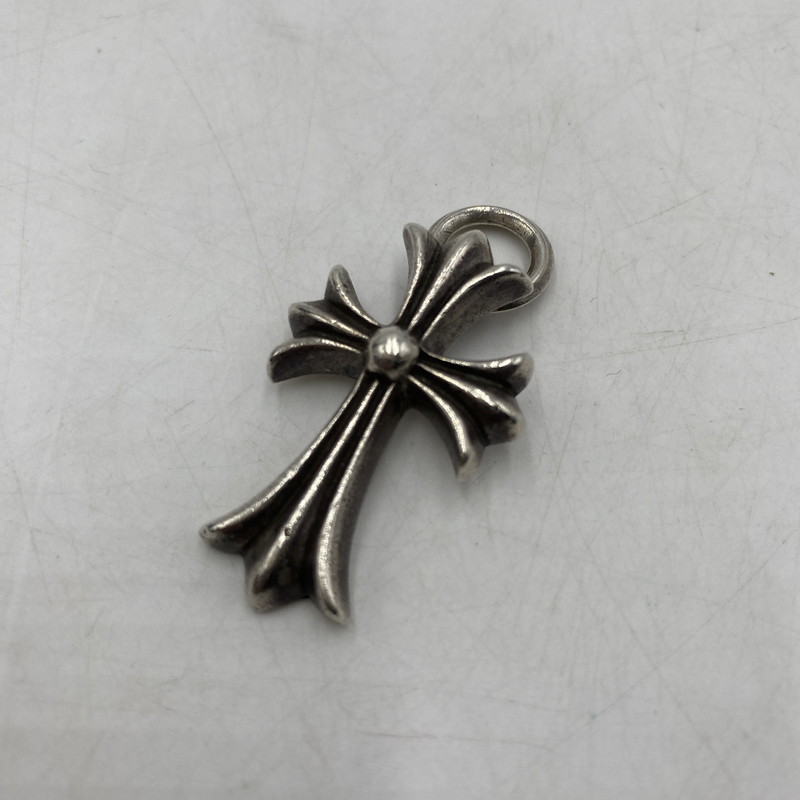 【中古品】【メンズ】 CHROME HEARTS クロムハーツ CH CRS SML スモールCHクロス ペンダントトップ アクセサリー ネックレストップ 190-260406-ks-10-tei サイズ：重さ20.89g カラー：シルバー 万代Net店