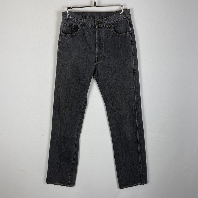 【中古品】【メンズ】 Levi's リーバイス 80's 501 STRAIGHT DENIM PANTS VINTAGE 80年代 501 ストレート デニムパンツ ボトムス ジーンズ ヴィンテージ ボタン裏刻印 524 エルパソ工場製 156-260410-ks-08-tei サイズ:サイズ表記無し カラー:ブラック 万代Net店|万代Net店