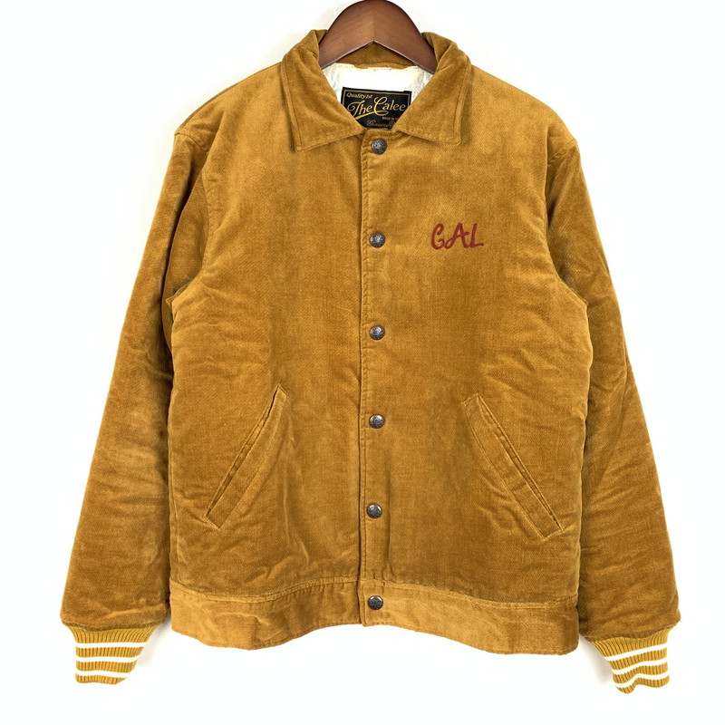 【中古品】【メンズ】 CALEE キャリー VELOUR JACKET ベロア ジャケット ライトアウター コットンジャケット 142-260410-ko-14-tei サイズ：M カラー：ブラウン 万代Net店