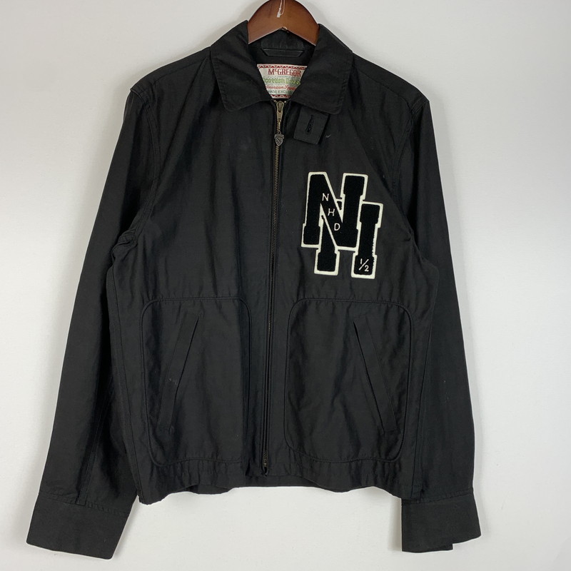 【中古品】【メンズ】 RAGS MCGREGOR ラグスマックレガー × N.HOOLYWOOD エヌハリウッド 別注 コラボ DRIZZLER FULLZIP JACKET 211118152 フルジップ ジャケット アウター 140-260410-ko-07-tei サイズ：M カラー：ブラック 万代Net店
