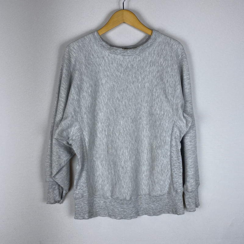 百貨店SALE 10%OFF~【現況乗り合い船品】【メンズ】 Champion はやりっ児 80\u0027s REVERSEWEAVE WARMUP SWEAT VINTAGE 80年月日 リバースウィーブ ウォーム引きあげる 汗水 ティーシャツ 目皆無 145-260413-ks-11-tei 大きさ：M ※完膚なきまで目皆無 色合い：薄墨色 未来永劫Net店