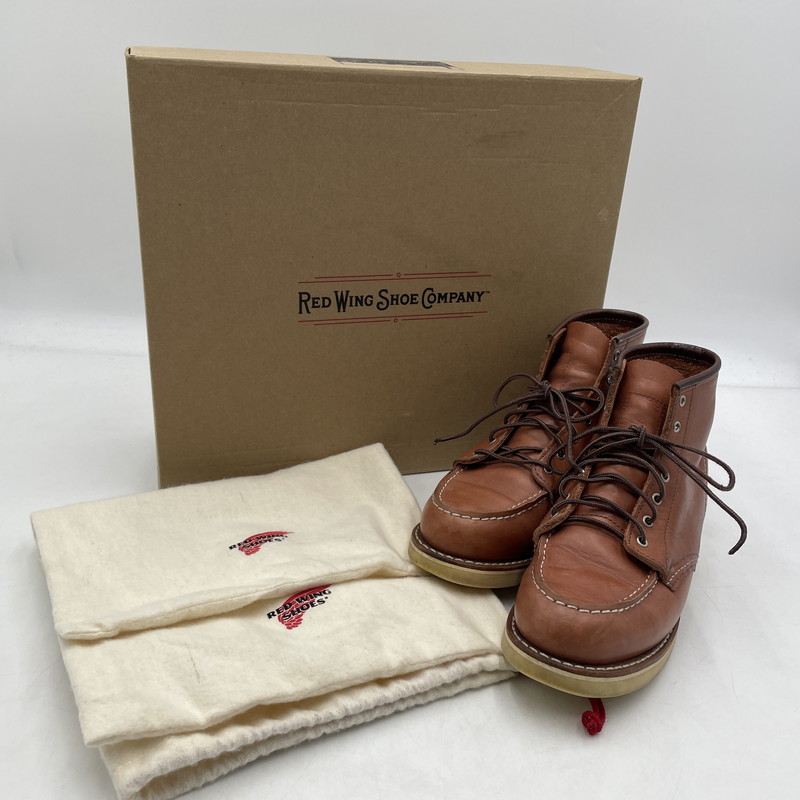 【中古品】【レディース】 RED WING レッドウィング 6-INCH CLASSIC MOC 3425 6インチ クラシックモック ブーツ 靴 シューズ 164-260415-yo-12-tei サイズ：24cm カラー：ブラウン 万代Net店