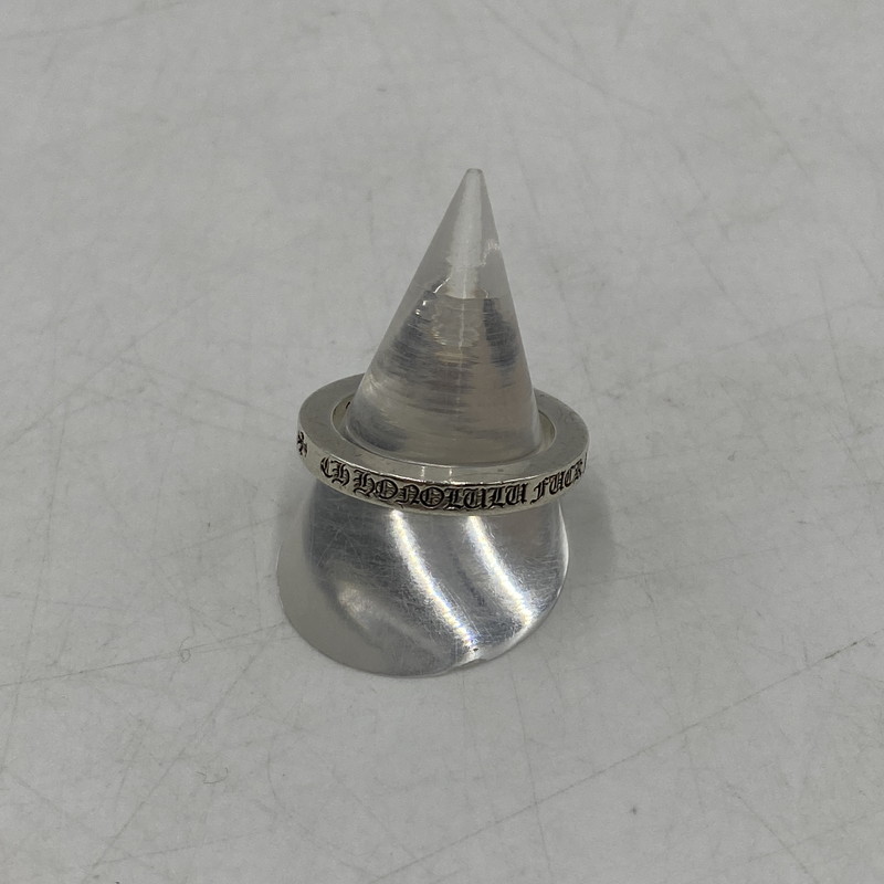 百貨店SALE 10%OFF~【中古品】【メンズ】 CHROME HEARTS クロムハーツ 3MM SPACER RING スペーサー 輪っか 指環 付属物 FUCKYOU HONOLULU 押さえる 190-260417-ks-08-tei 大きさ：17/5.7瓦/線キズ有 色つや：しろがね色 17号 生生世世Net店