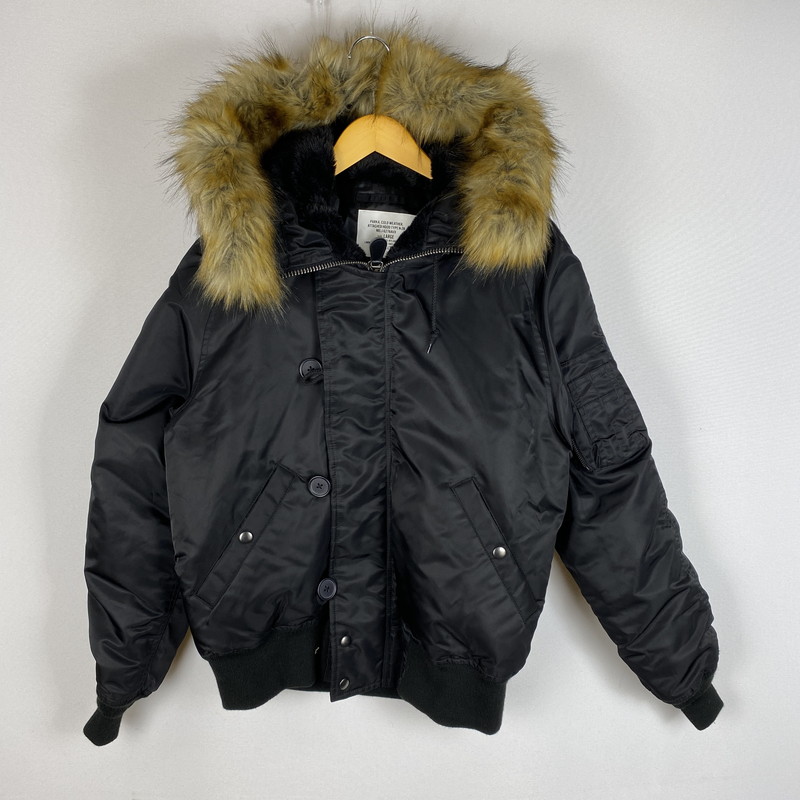 百貨店SALE 10%OFF~【中古品】【メンズ】AVIREX アヴィレックス  N2-B FLIGHT JACKET 783-4952040 N2-B 航空 上衣 アウター 中綿上衣 145-260422-ks-05-tei 大きさ：L 色つや：黒いこと 生生世世Net店