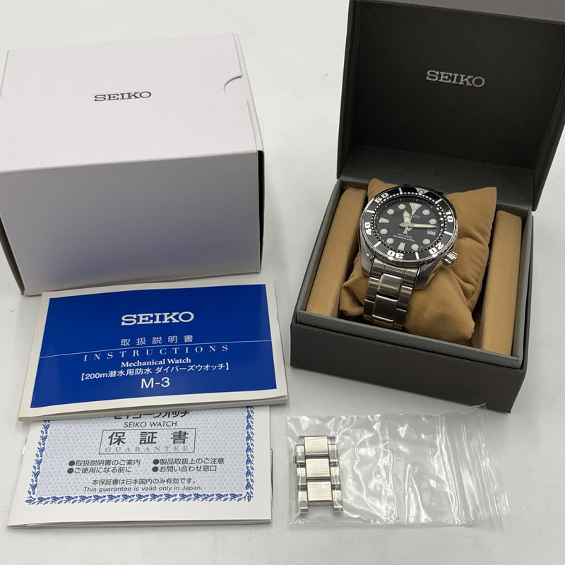 百貨店SALE 10%OFF~【中古品】【メンズ】  SEIKO セイコー PROSPEX SBDC031 6R15-00G0 プロスペック ダイバースキューバ 御覧なさる ウォッチ 197-260503-ko-12-tei 色合い：しろがね色 未来永劫Net店