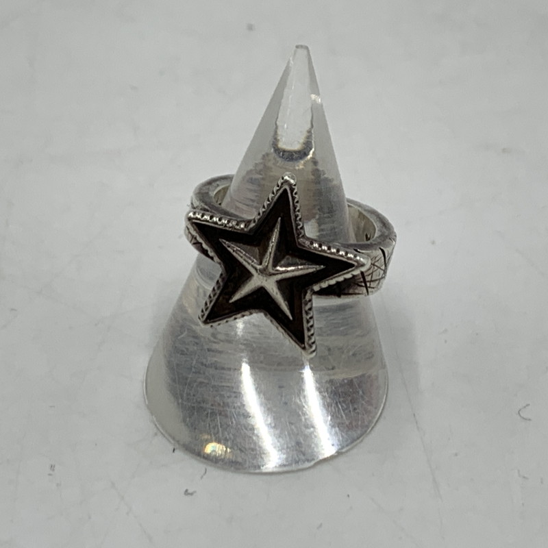 【中古品】【メンズ】  CODY SANDERSON コディ サンダーソン SMALL STER LING スモール スターリング 添え物 指環 191-260503-ko-19-tei 色つや：しろがね色 9号 万劫末代Net店