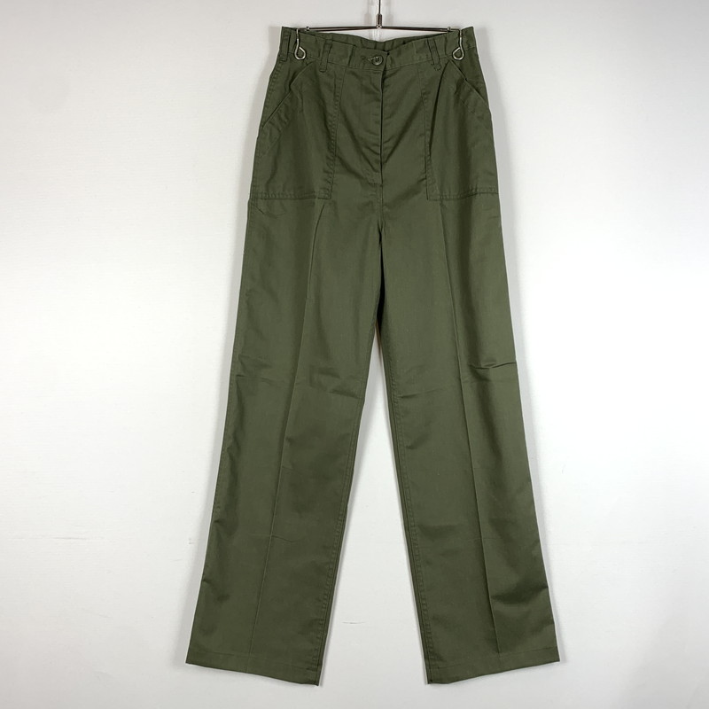 【中古品】【レディース】  US ARMY ユーエス アーミー BAKER PANTS OG-507 ベーカーパンツ ボトムス スラックスパンツ ワークパンツ 156-260504-ko-20-tei サイズ：16-33 カラー：カーキ 万代Net店