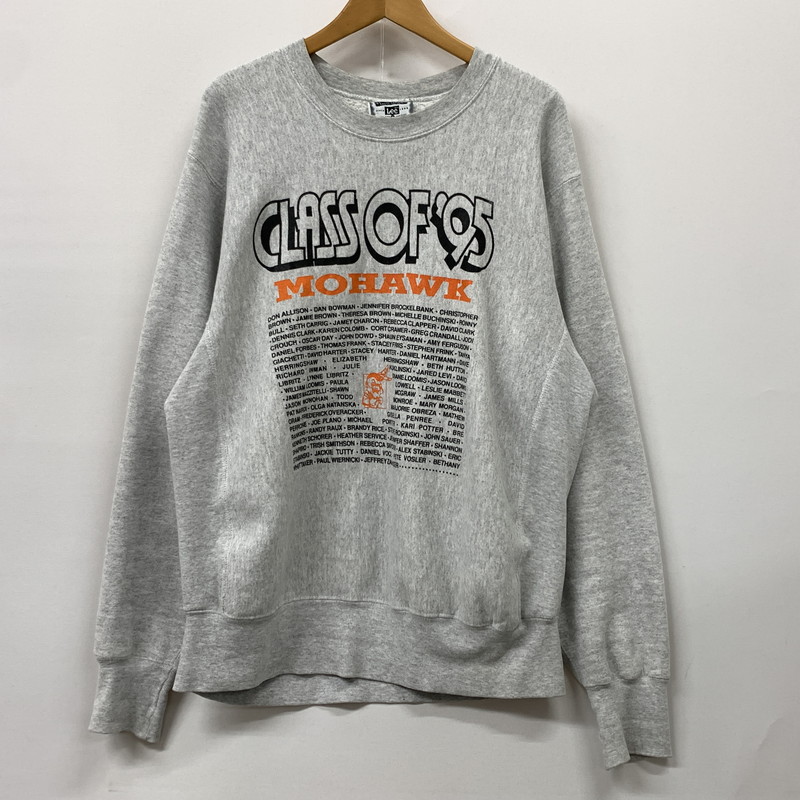 百貨店SALE 10%OFF~【中古品】【メンズ】  LEE ロバート・エドワード・リー  CLASS OF 95 REVERSE WEAVE SWEAT MADE IN USA 逆さま ウィーブ 汗水 トップス 調教師 USA製 145-260504-ko-05-tei 大きさ：L 色合い：薄墨色 未来永劫Net店