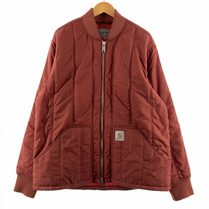 【現況乗り合い船品】【メンズ】  Carhartt WIP 鉄道車両ハート形 ワークインプログレス LACHLAN LINER I034385 ラクリンライナー 上衣 アウター 145-260507-ko-09-tei 大きさ：L 色つや：赤いこと/オレンジ色 生生世世Net店