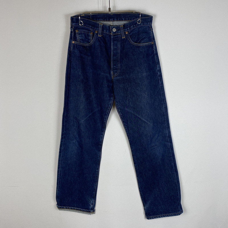 【現状渡し品】【メンズ】 Levi's リーバイス 98's 1955 501XX DENIM PANTS 501-0003 デニムパンツ ボトムス ジーンズ ボタン裏刻印 555 バレンシア工場製 156-260518-ks-19-tei サイズ:33 カラー:インディゴ 万代Net店|万代Net店